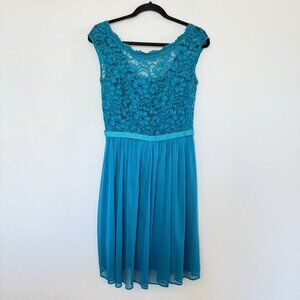 Turqoise Formal Dress - Davids Bridal - Bridesmaid Dress